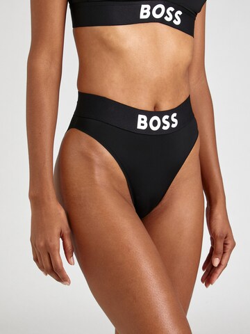 BOSS Slip in Schwarz: Vorderseite