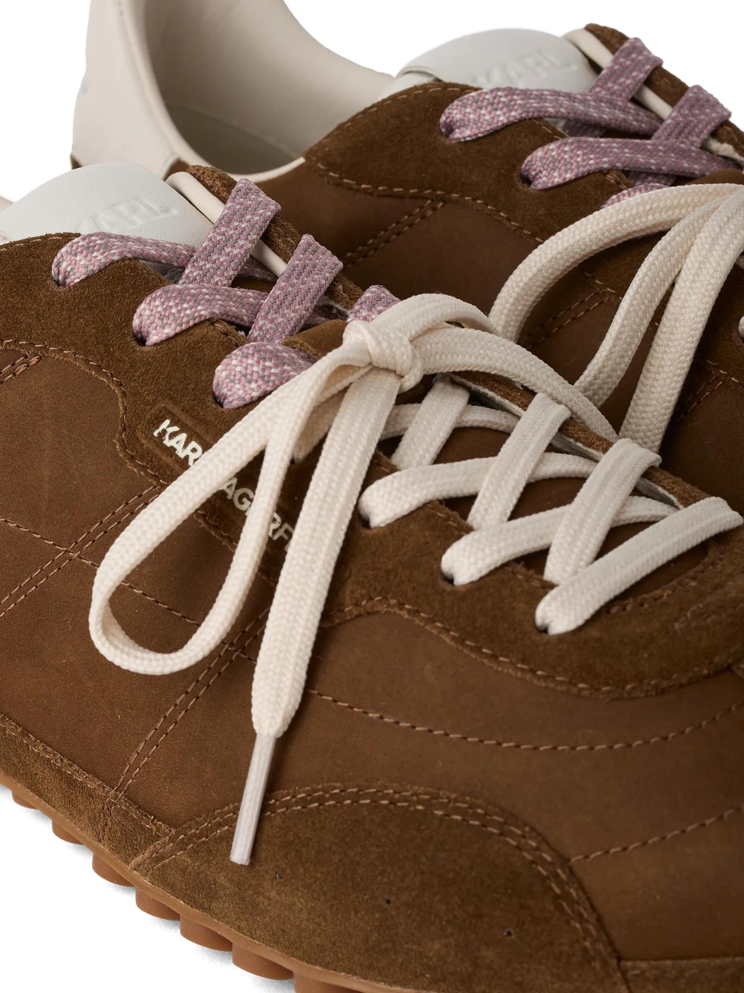 Sneaker low 'Astra' de la Karl Lagerfeld pe maro