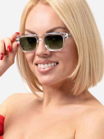X Frame Therapy Okulary przeciwsłoneczne 'Crystalith Sun' w kolorze zielony