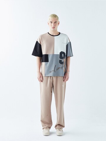 Loosefit Pantaloni 'Bedford' di VAMOS CLO in beige