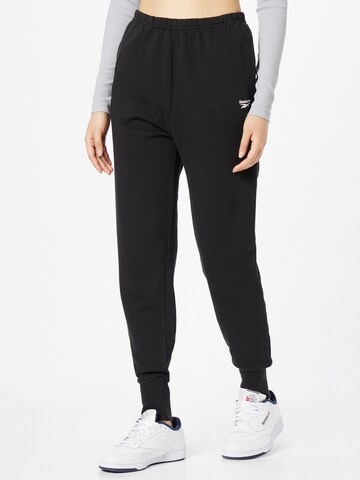 Coupe slim Pantalon Reebok en noir : devant