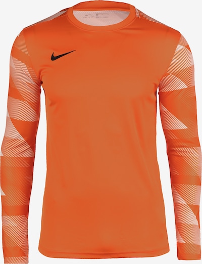 NIKE Functioneel shirt 'Park IV' in de kleur Oranje / Zwart / Wit, Productweergave