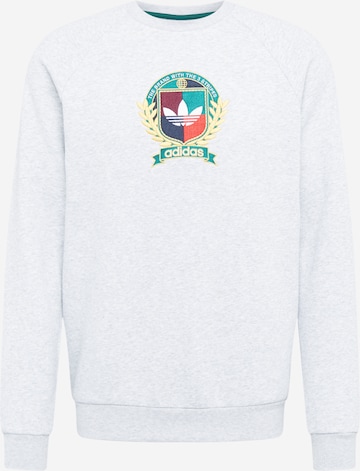 ADIDAS ORIGINALS Sweatshirt 'Collegiate Crest' in Grijs: voorkant