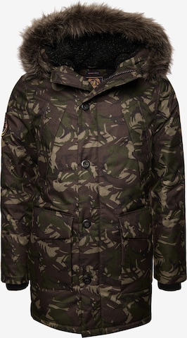 Superdry Regular Fit Parka 'Everest' in Braun: predná strana