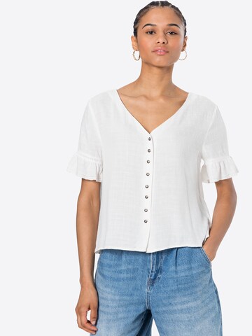 Superdry Blouse in Wit: voorkant