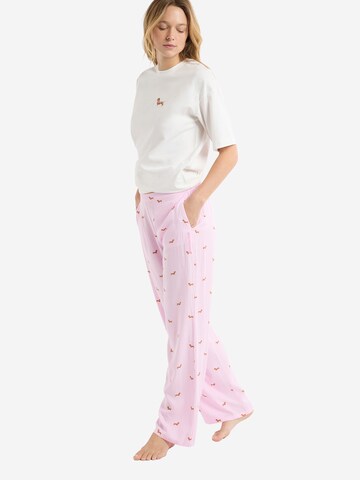 ETAM Pyjamahose 'Harmonie' in Pink
