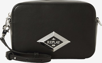Geantă de umăr de la REPLAY pe negru: față