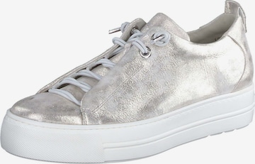 Paul Green Sneakers low i sølv: forside