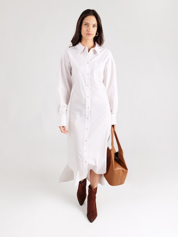 Robe-chemise SCOTCH & SODA en blanc : devant