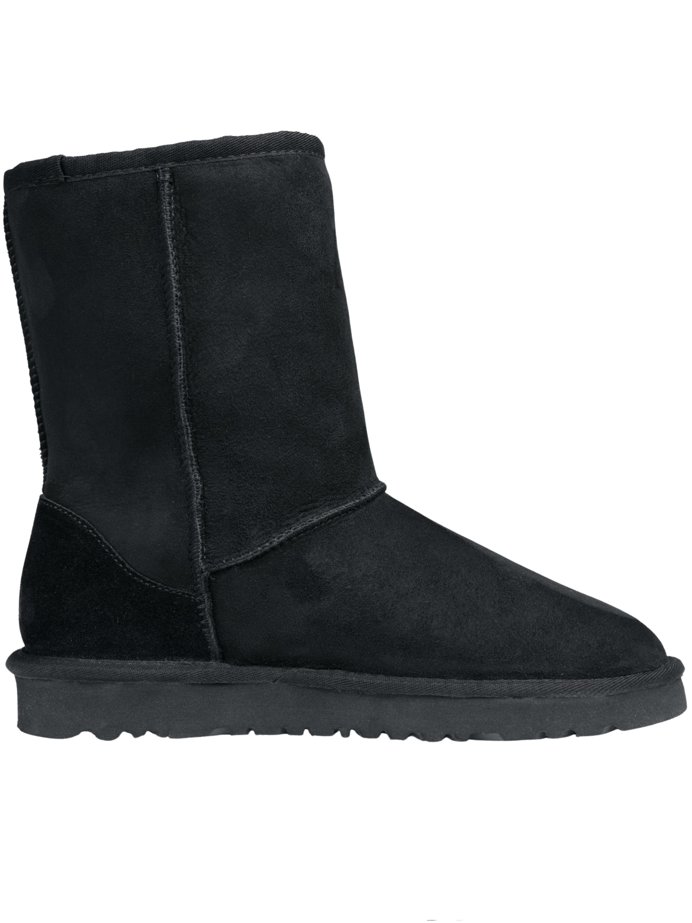 AvaMia Snow Boots 'Fellstiefel AMWB2401 Winterstiefel' in Black