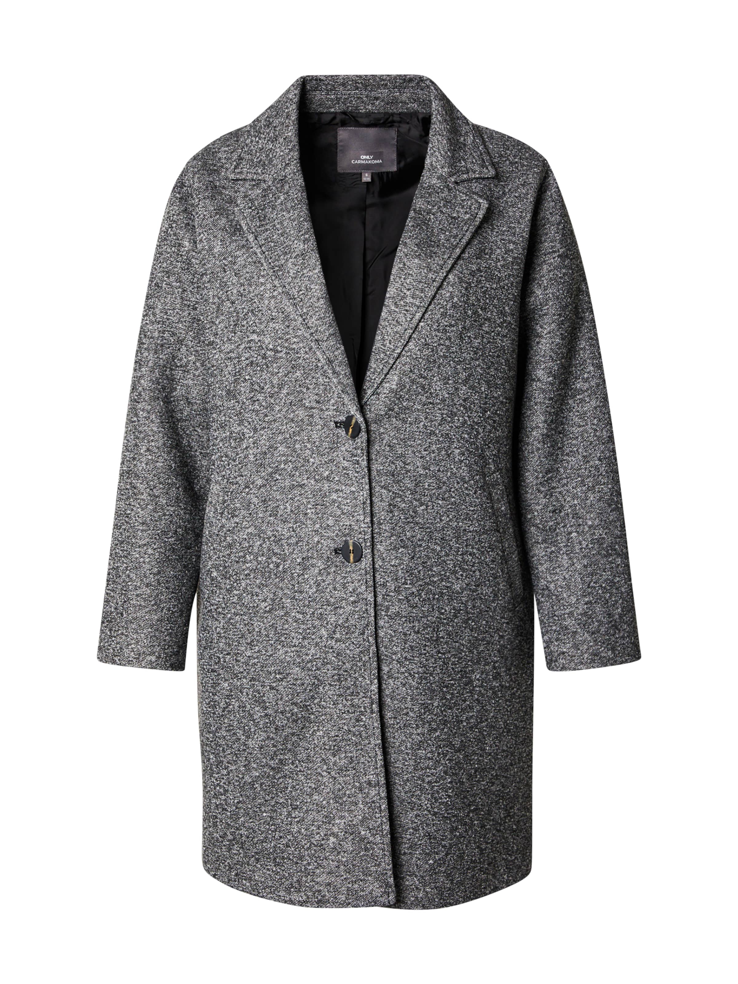 ONLY Carmakoma Kevad-sügismantel 'CARSEDONA', värv hall: eest vaates