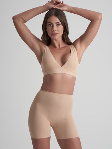 Bye Bra Bodice in Beige: front