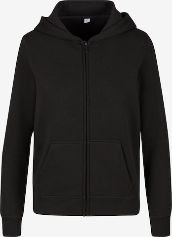 Urban Classics Sweat jacket 'Essential' in Black: front