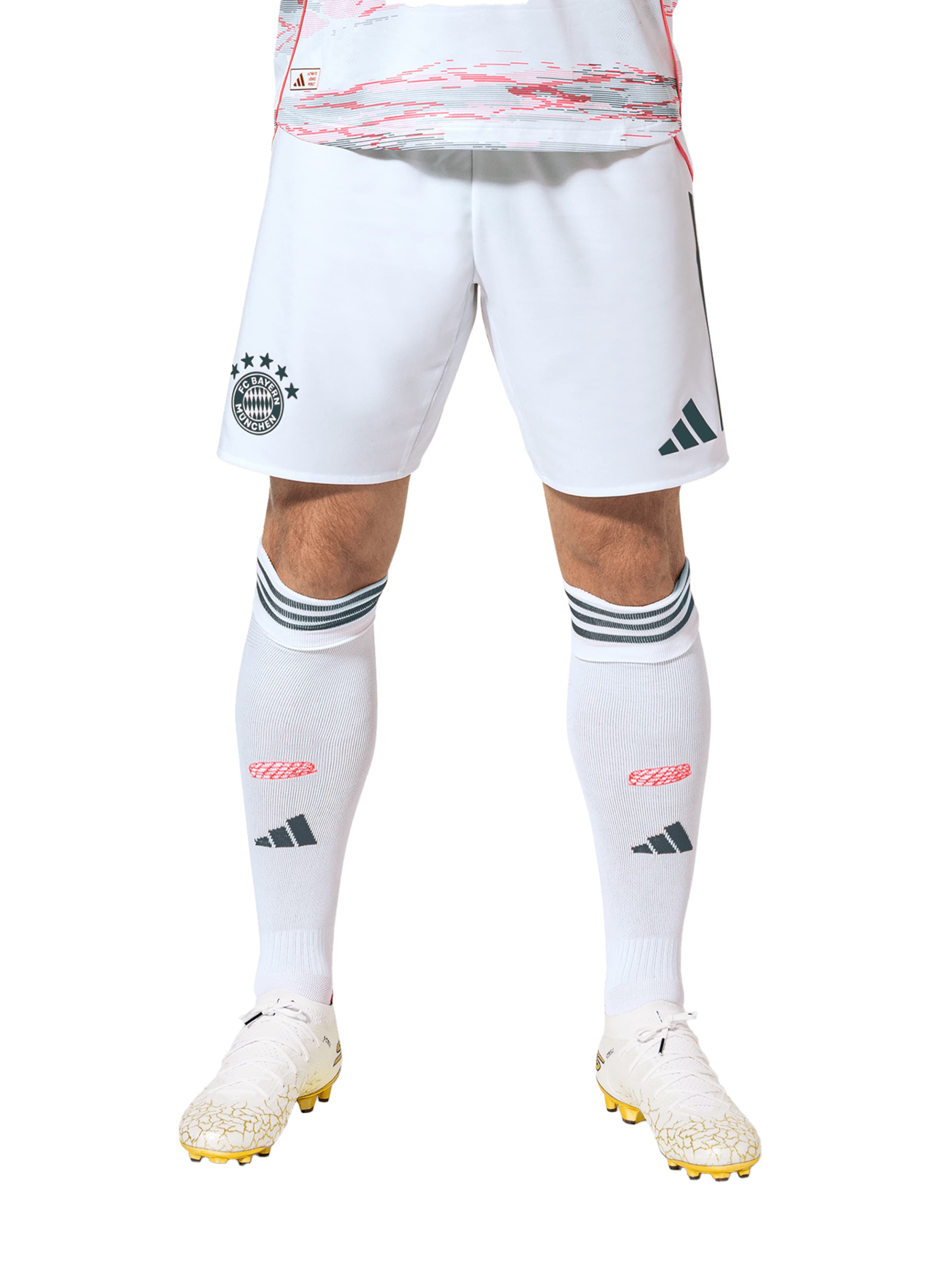 ADIDAS PERFORMANCE Regular Workout Pants 'Authentic ' in White: front