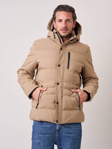 Deeluxe Winterjas in Beige