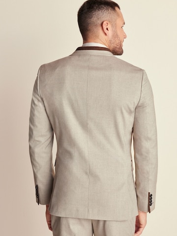 Next Slim Fit Sakko in Beige