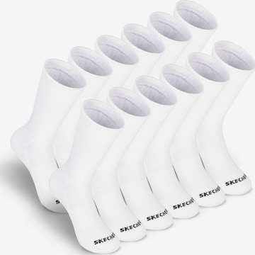 SKECHERS Socks in White: front