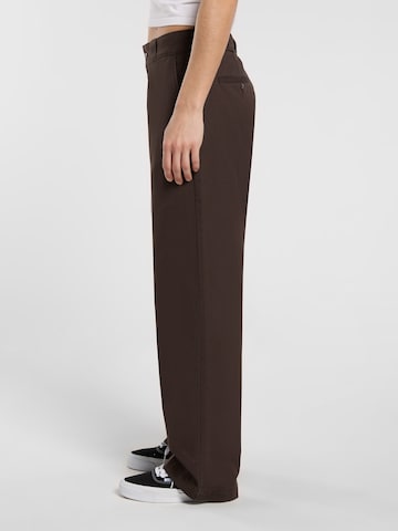 Wide Leg Pantalon chino DICKIES en marron