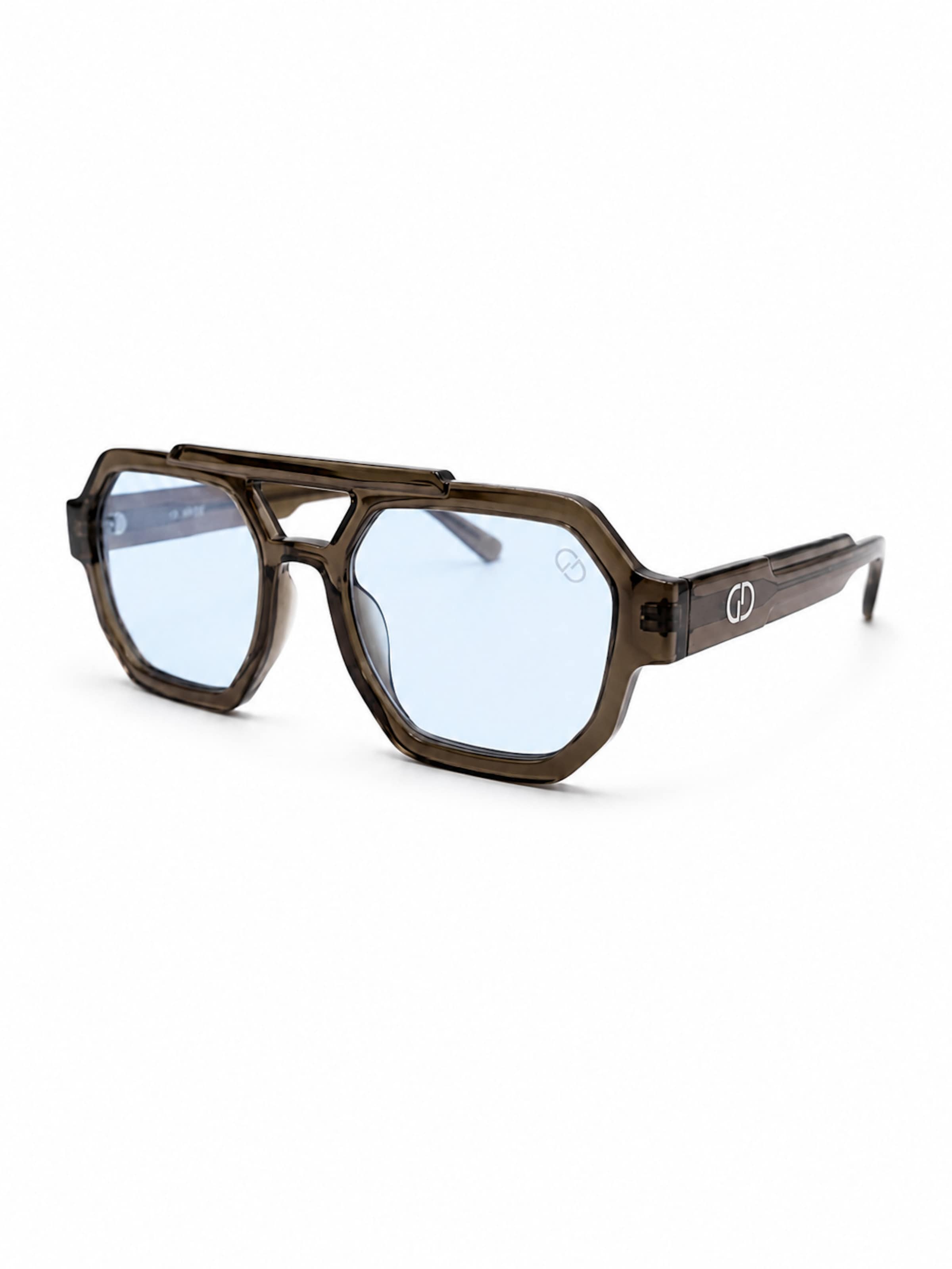 Lunettes de soleil 'Octo' Gianni Kavanagh en gris : devant