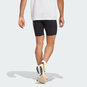 Skinny Pantalon de sport 'Adizero' ADIDAS PERFORMANCE en noir