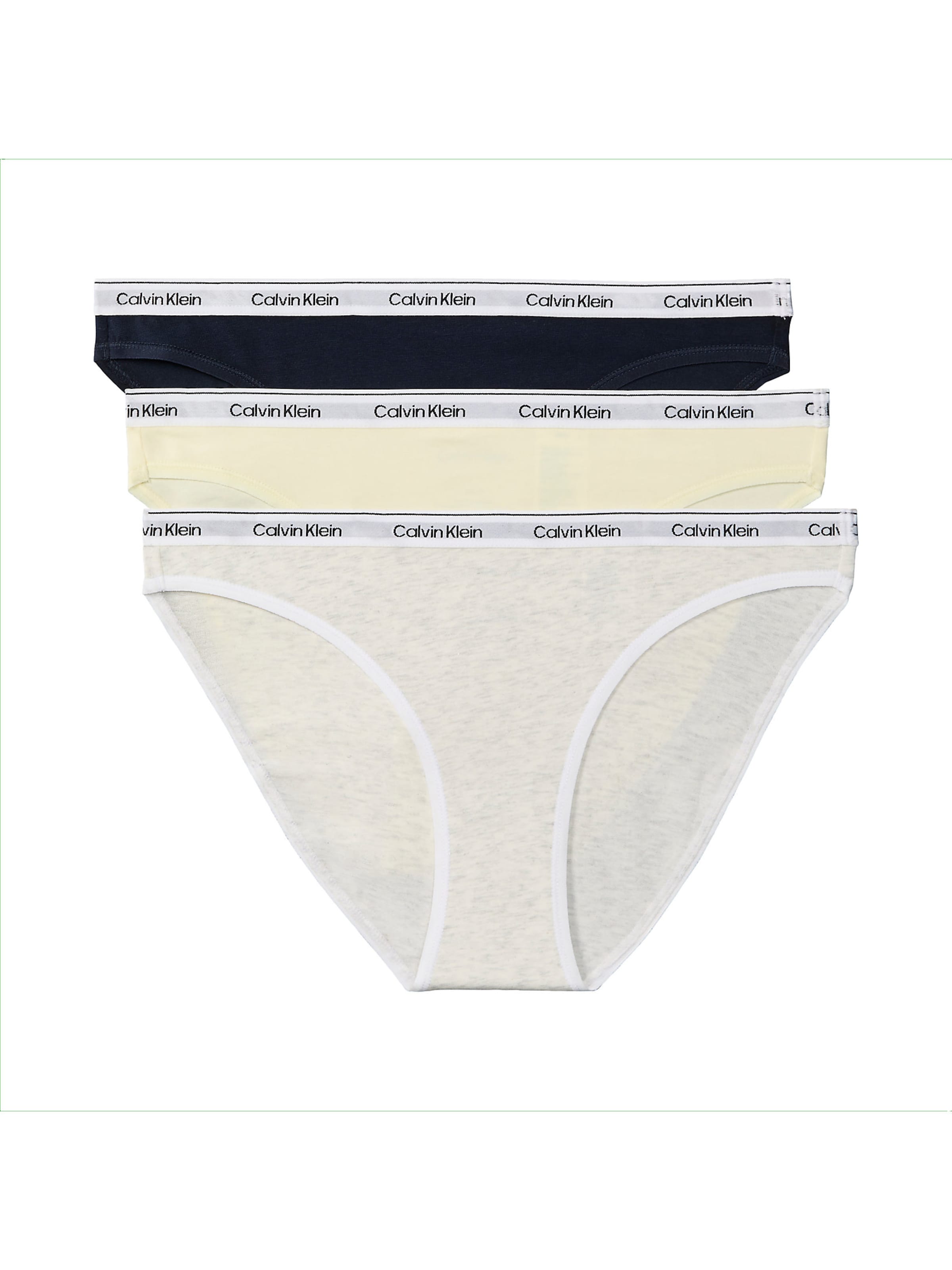 Slip Calvin Klein Underwear en bleu : devant