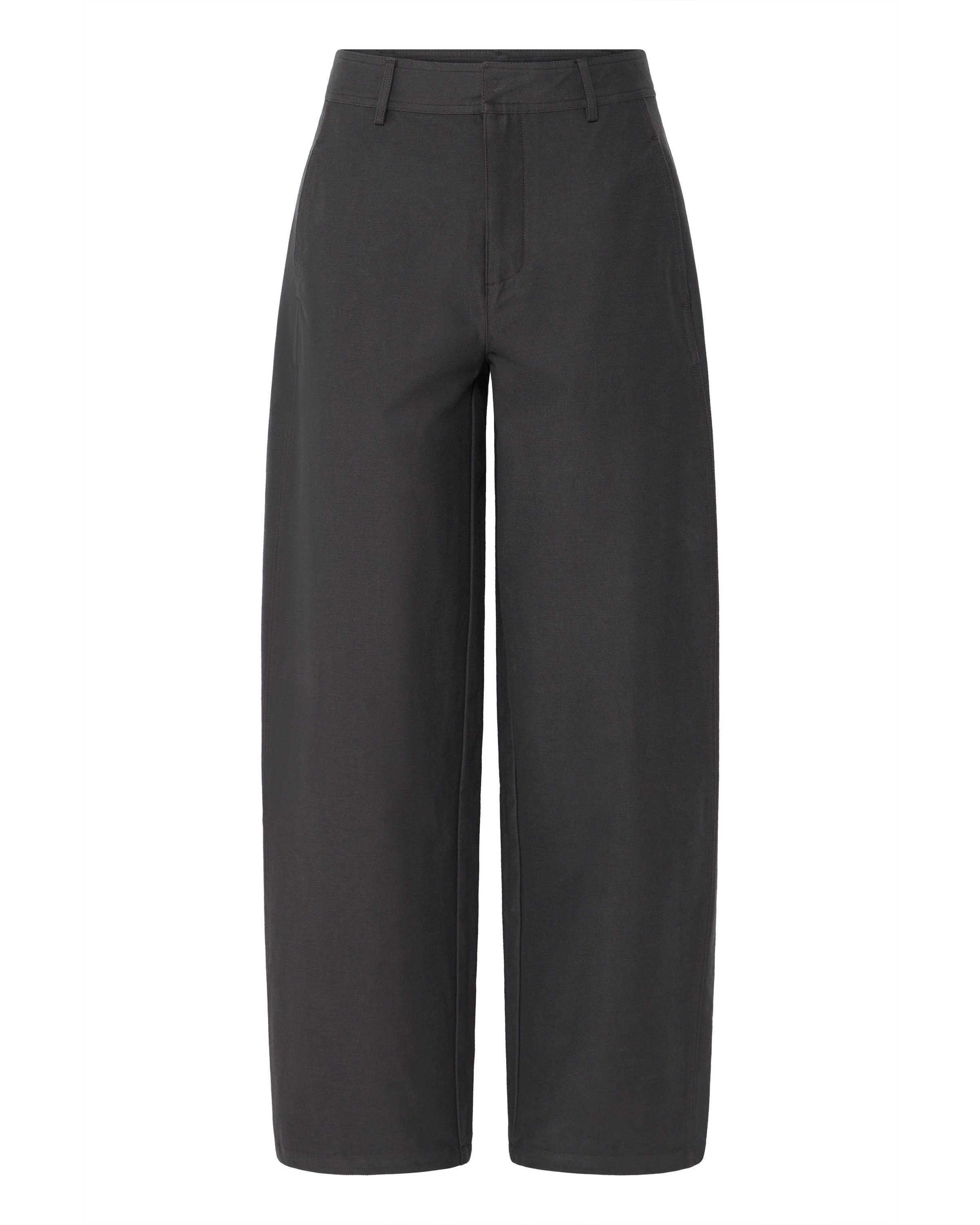 Regular Pantalon Pulz en marron : devant