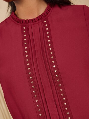 love & roses Bluse i rød