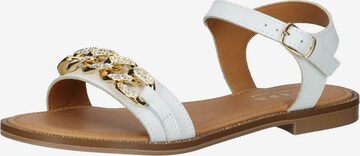 SCAPA Sandalen met riem in Wit: voorkant