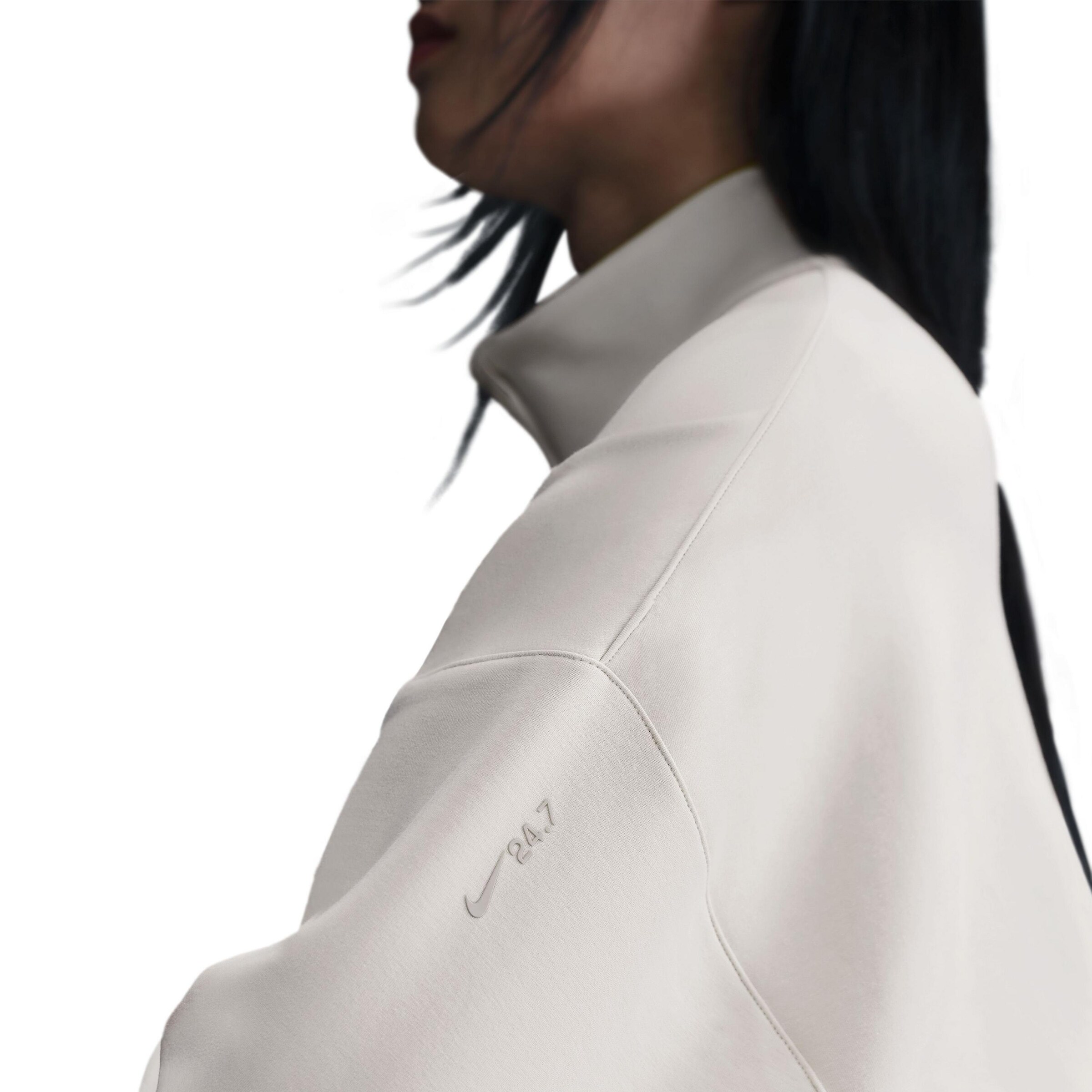 NIKE Athletic Sweatshirt in Beige