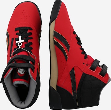 Reebok - Zapatillas deportivas altas en rojo