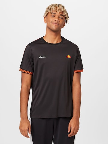 ELLESSE Sportshirt 'Parallel' in Schwarz: predná strana