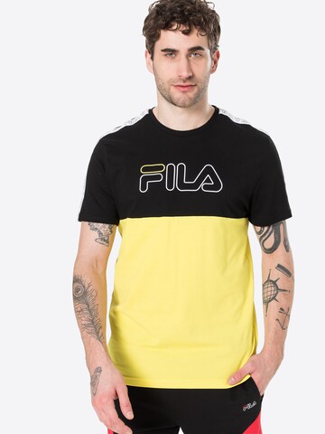 dzeltens FILA T-Krekls 'Jopi': no priekšpuses