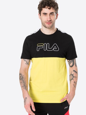 T-Shirt 'Jopi' FILA en jaune : devant