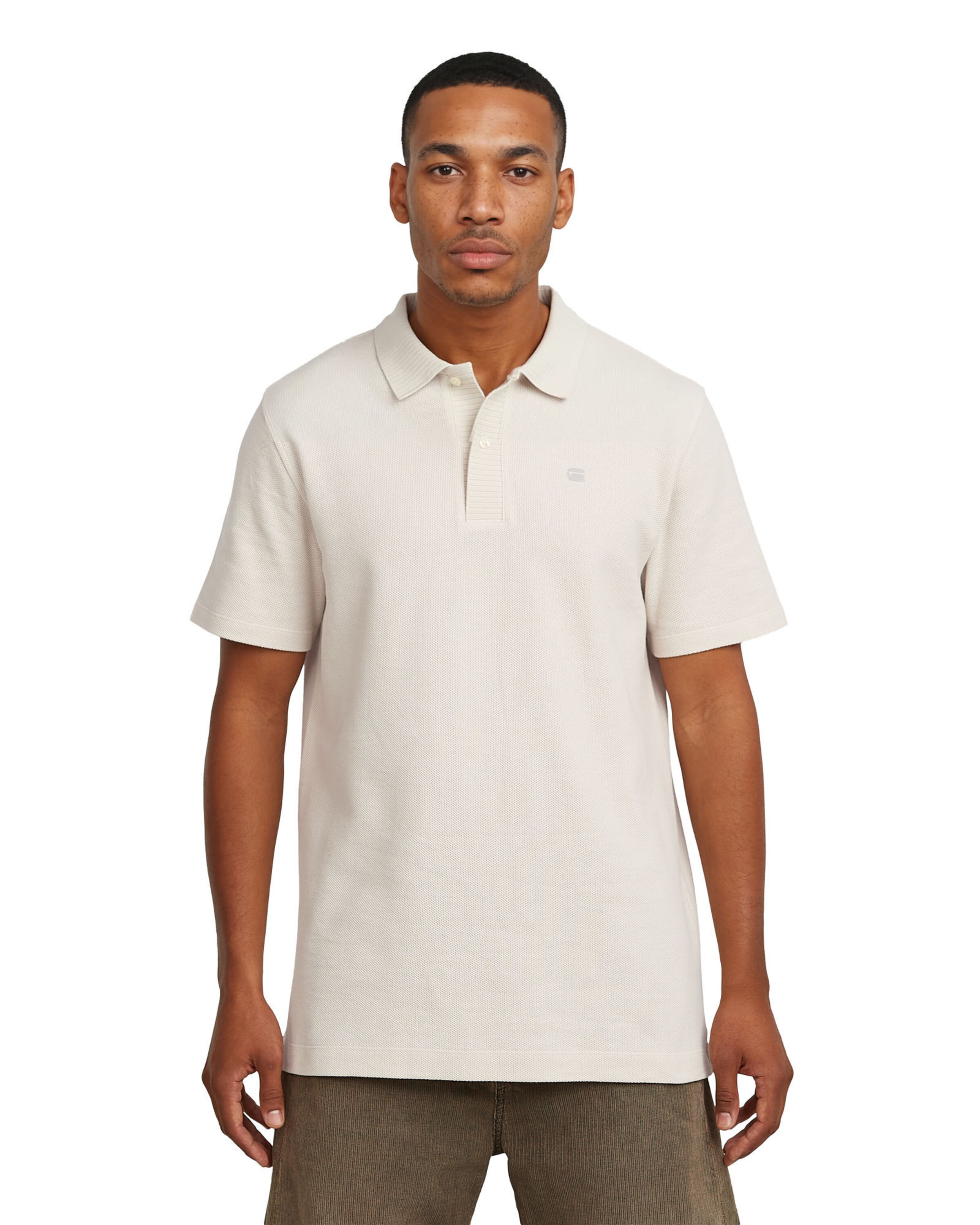 G-STAR Poloshirt in Weiß: Vorderseite