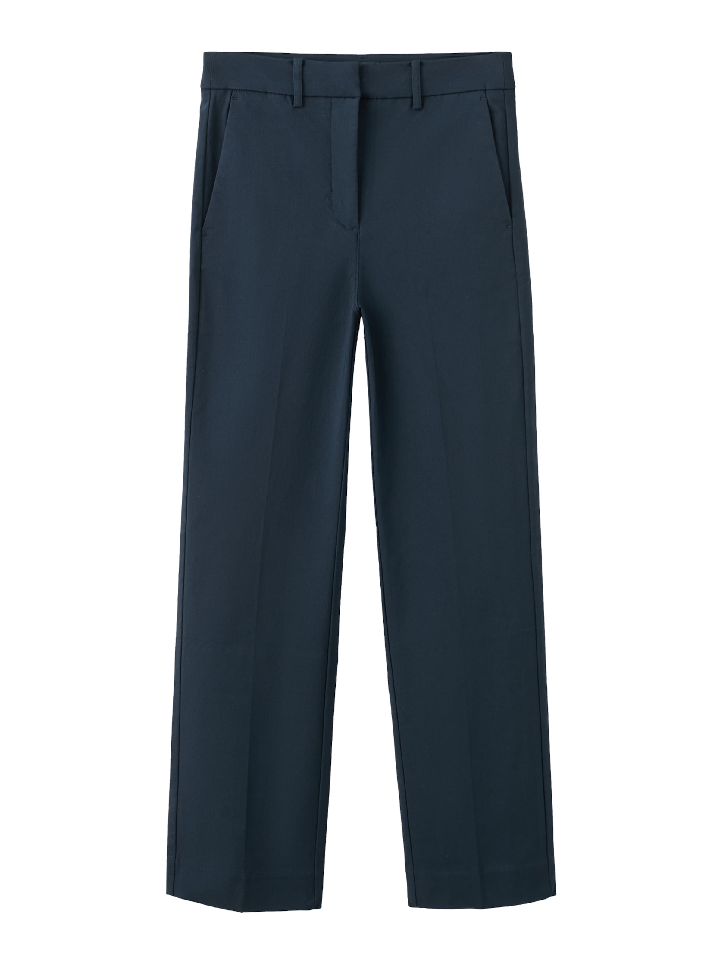 Regular Pantalon à plis 'NEWCOLA' MANGO en bleu : devant