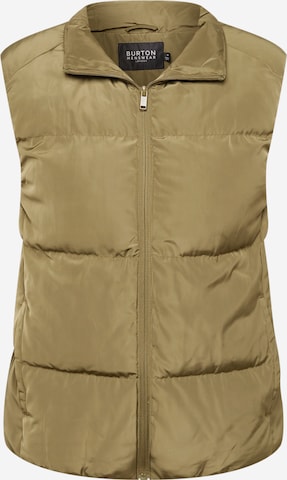 Gilet BURTON MENSWEAR LONDON en vert : devant