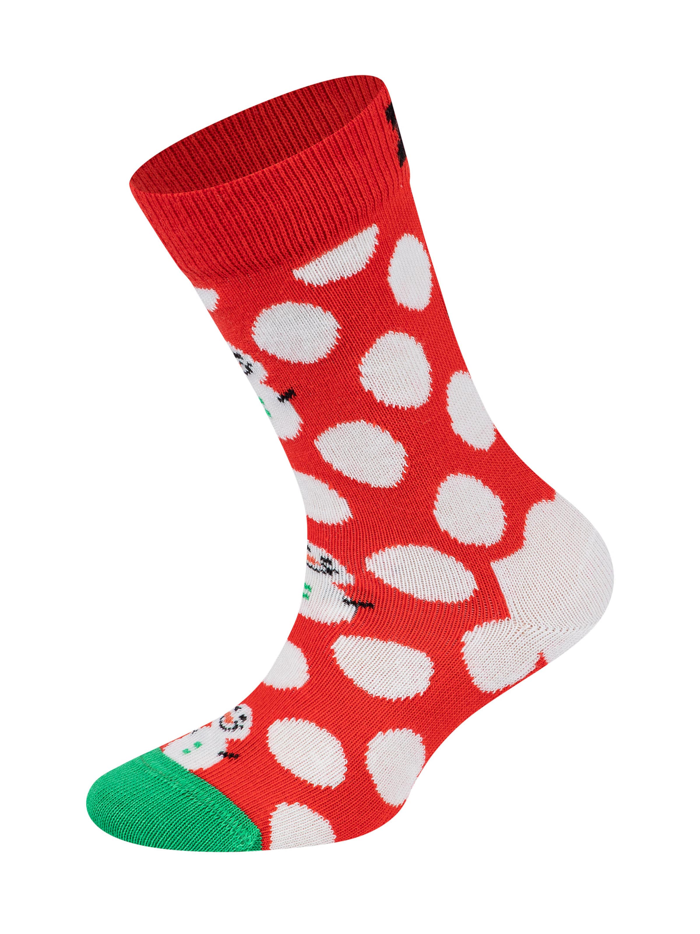 Happy Socks Sokken 'Happy Holidays' in Gemengde kleuren: voorkant