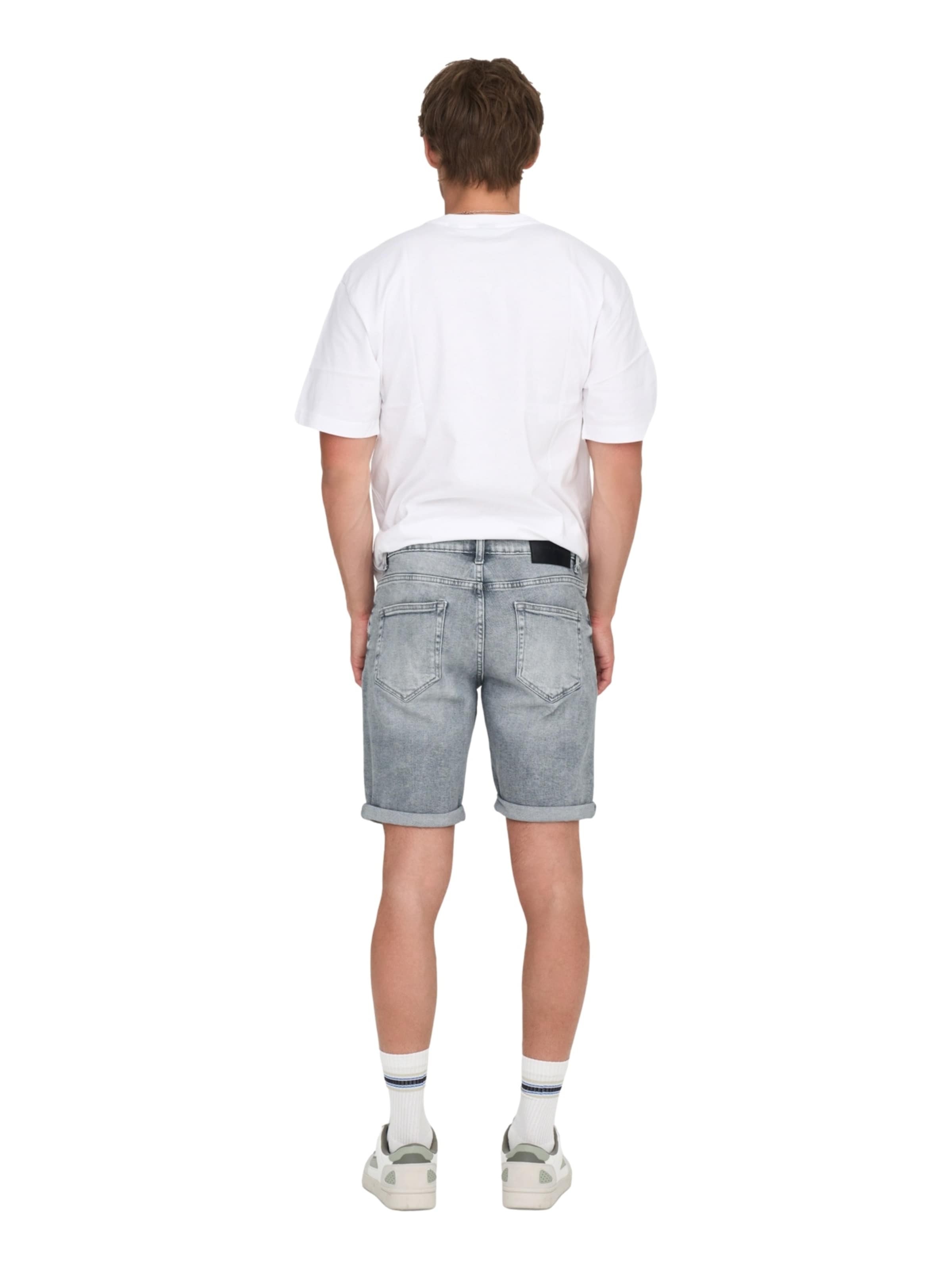 Only & Sons Slimfit Jeans 'ONSPly' i grå