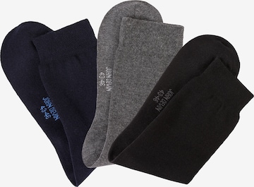 JOHN DEVIN Socken in Blau: Vorderseite