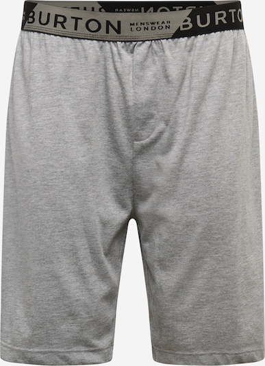 BURTON MENSWEAR LONDON Shorts in grau / dunkelgrau / schwarz, Produktansicht