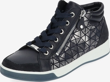 ARA High-Top Sneakers in Blue: front