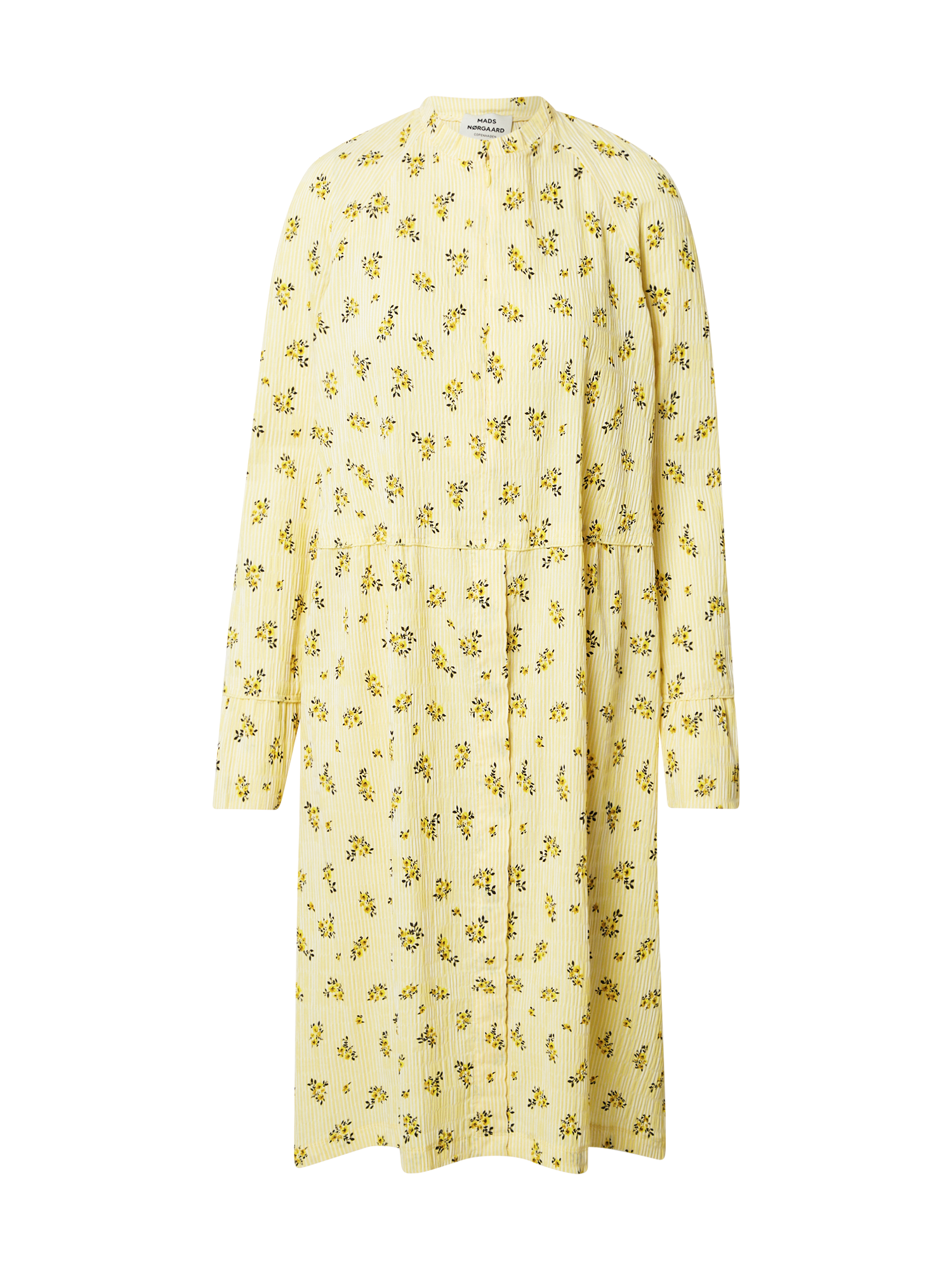 Kobiety vIJ04 MADS NORGAARD COPENHAGEN Sukienka Dupina w kolorze Pastelowo-Żółty, Żółtym 