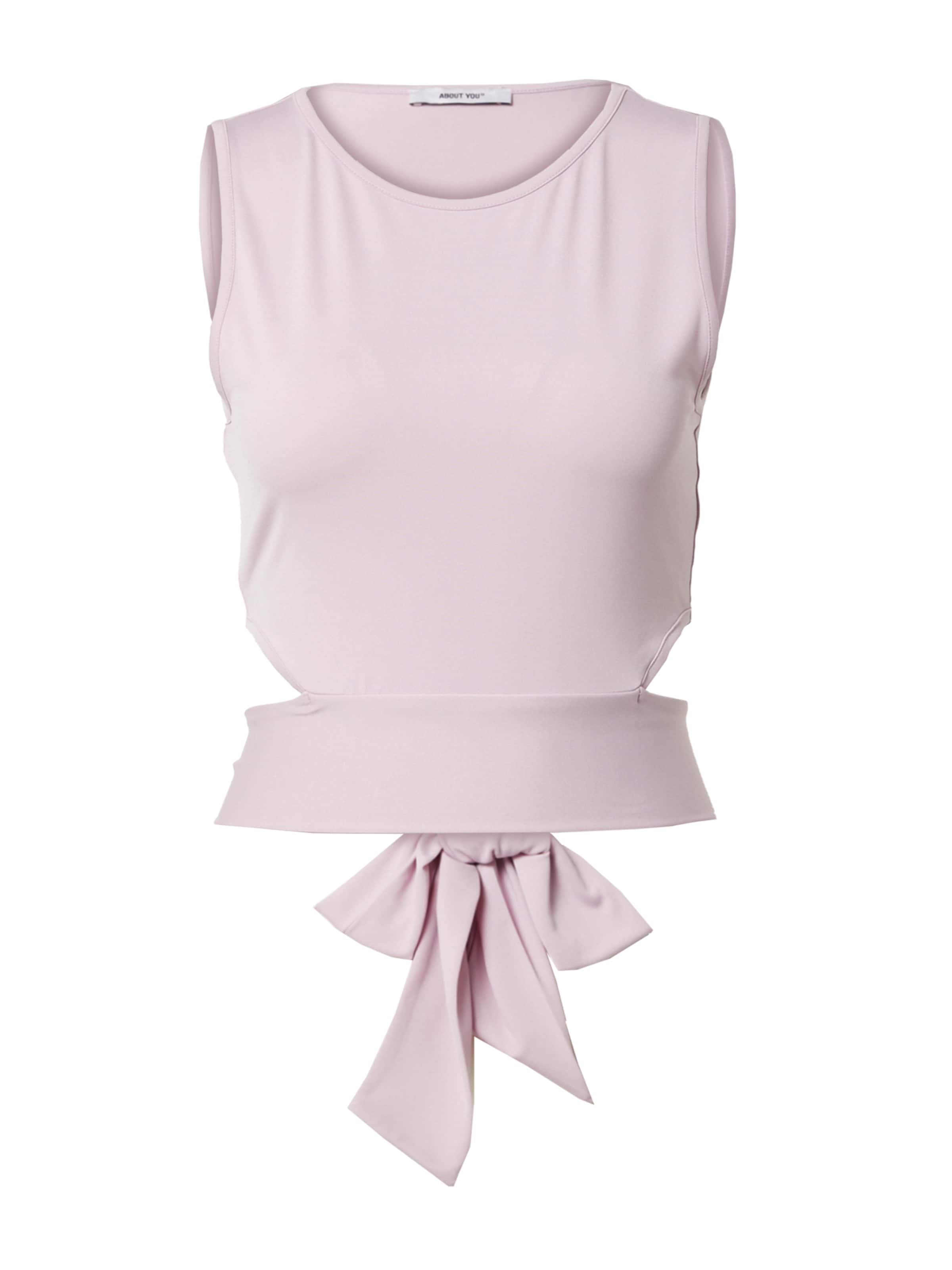 ABOUT YOU Top 'Fanny' in Purple: front