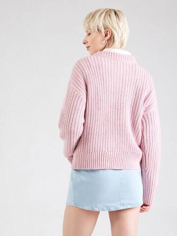Pull-over 'COMING' ROXY en rose