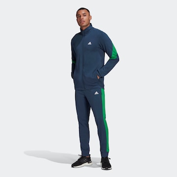 ADIDAS PERFORMANCE Sports Suit in Blue: front