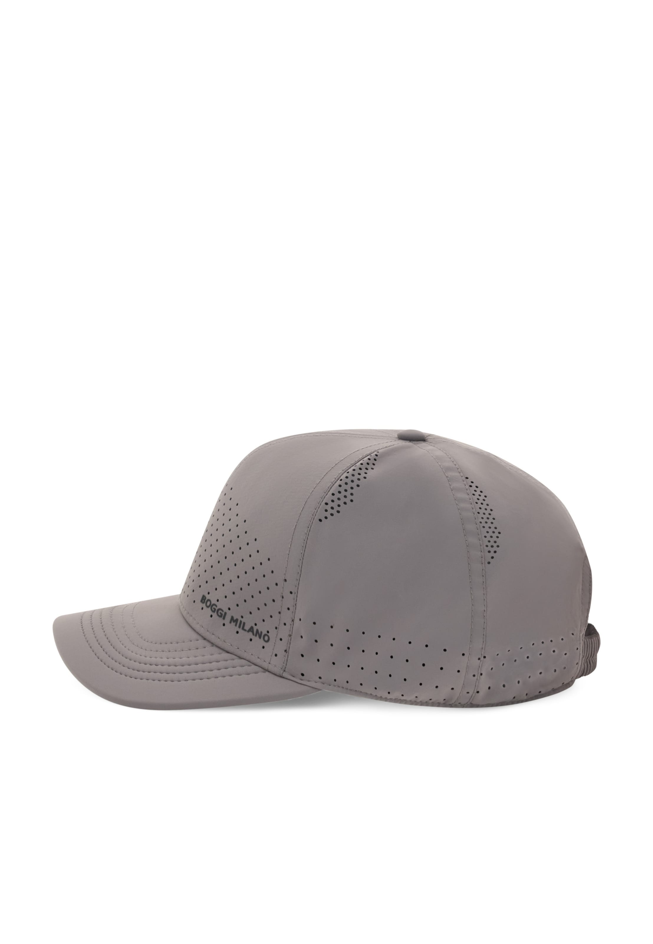 Boggi Milano Casquette en gris, Vue avec produit