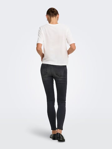 ONLY Skinny Jeans 'ONLWauw' in Zwart