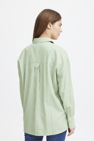 Camicia da donna 'Poppa' di Fransa in verde