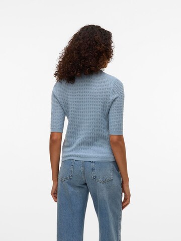 VERO MODA Gebreid vest 'VMPanama' in Blauw
