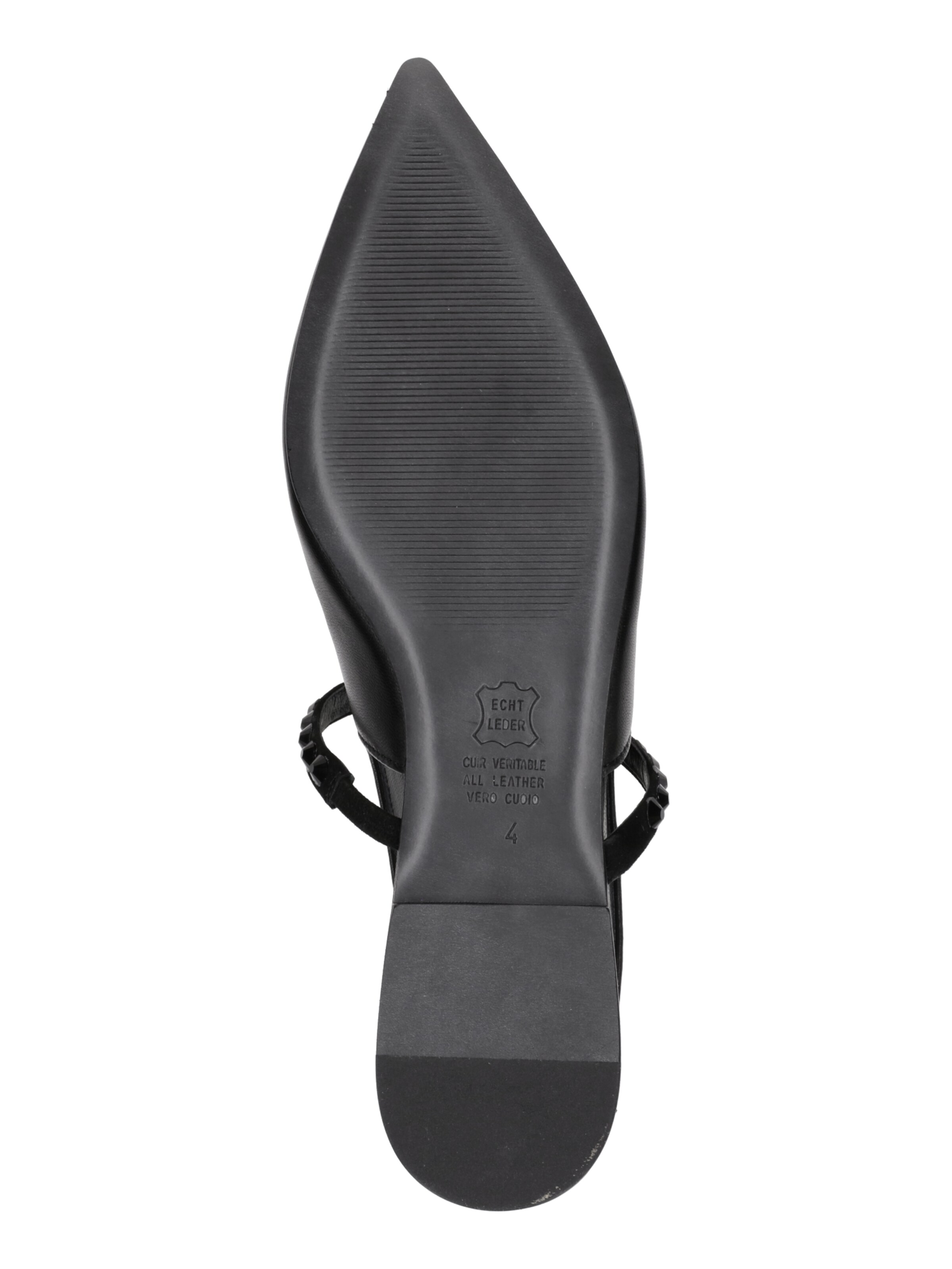 Kennel & Schmenger Baleríny s ramienkom 'Greta' - Čierna